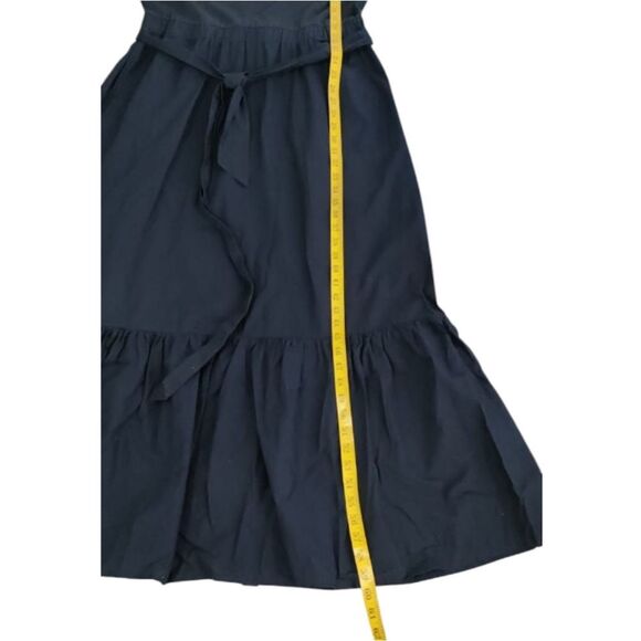 Banana Republic Navy Blue Tiered Maxi Dress Size L - Picture 9 of 11